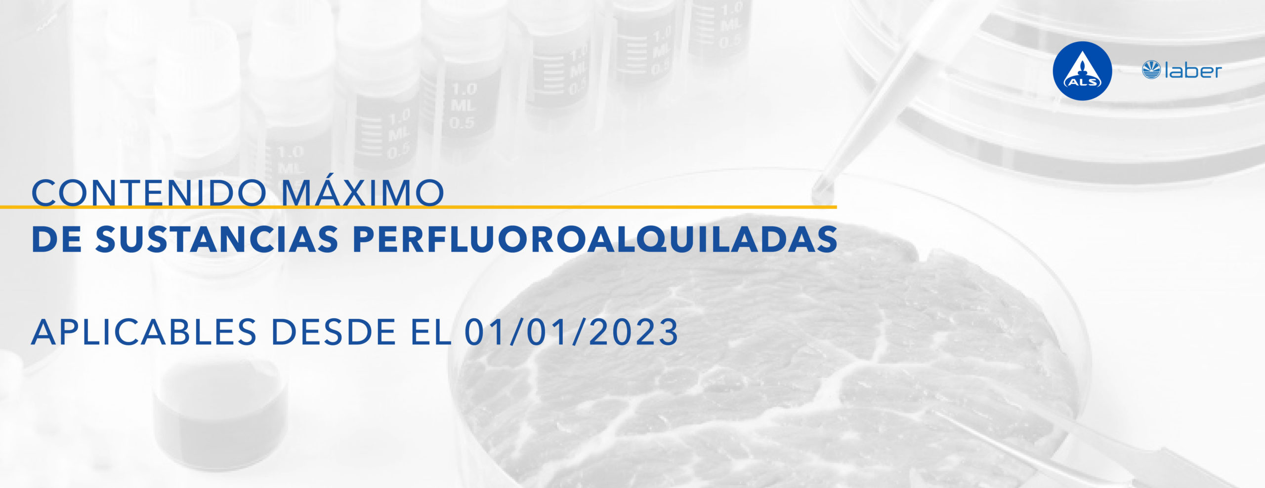 sustancias perfluoroalquiladas. ALS Galicia, RD 3/2023